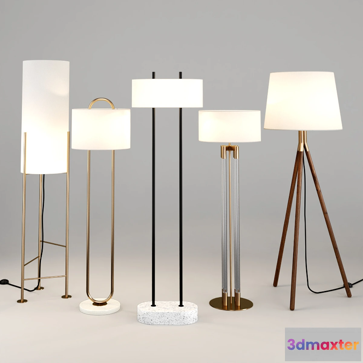 655653 - CB2 floor lamp set