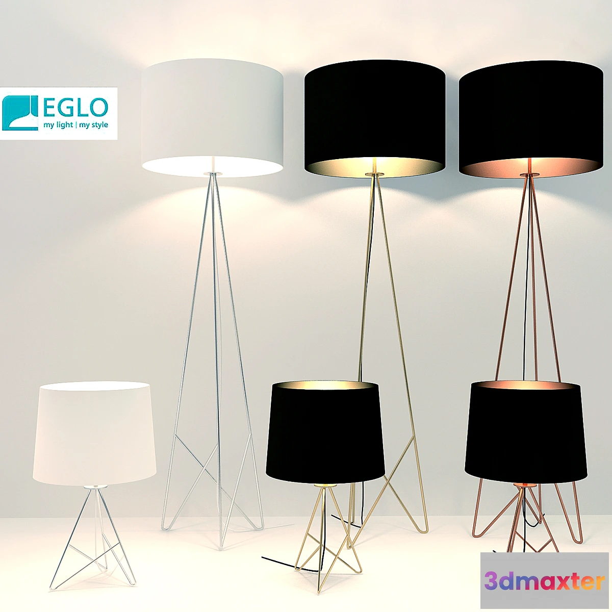 660893 - Eglo floor lamp and desk top