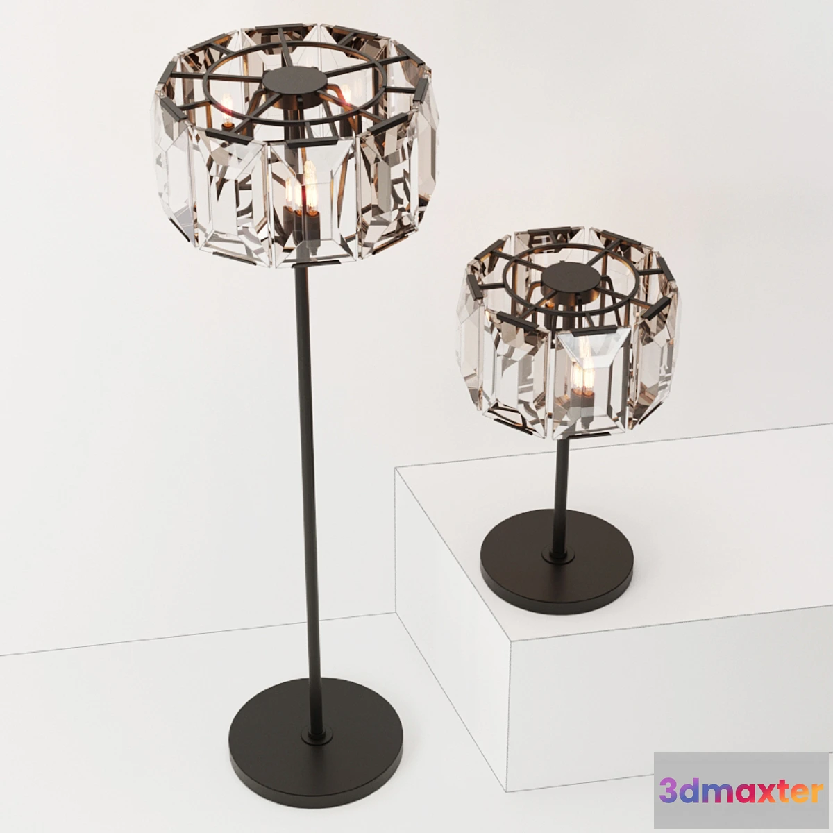 667881 - HARLOW CRYSTAL TABLE LAMP FLOOR LAMP
