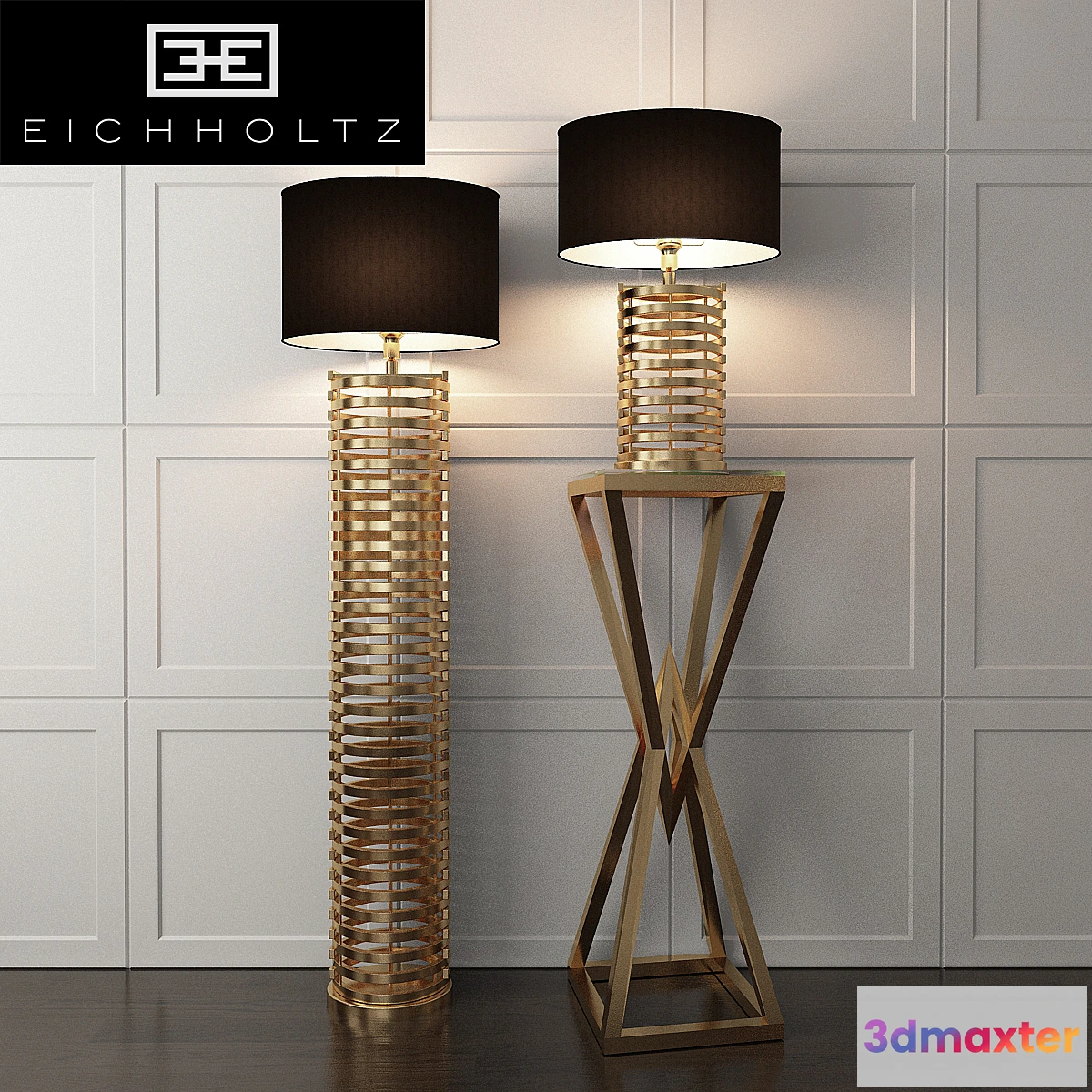 672743 - Eichholtz Boxter lamp set