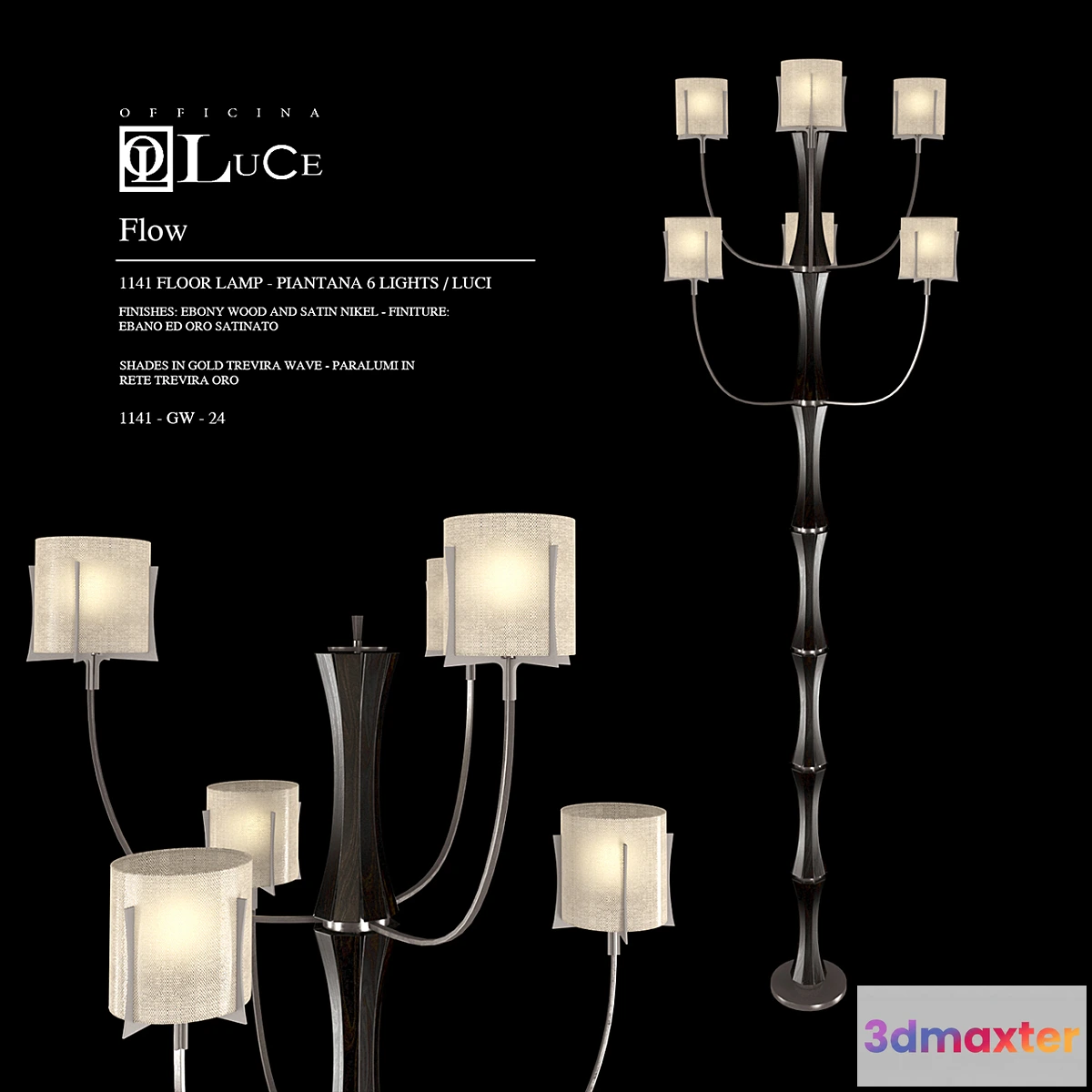 672923 - Officina-Luce Flow 1141-GW-24
