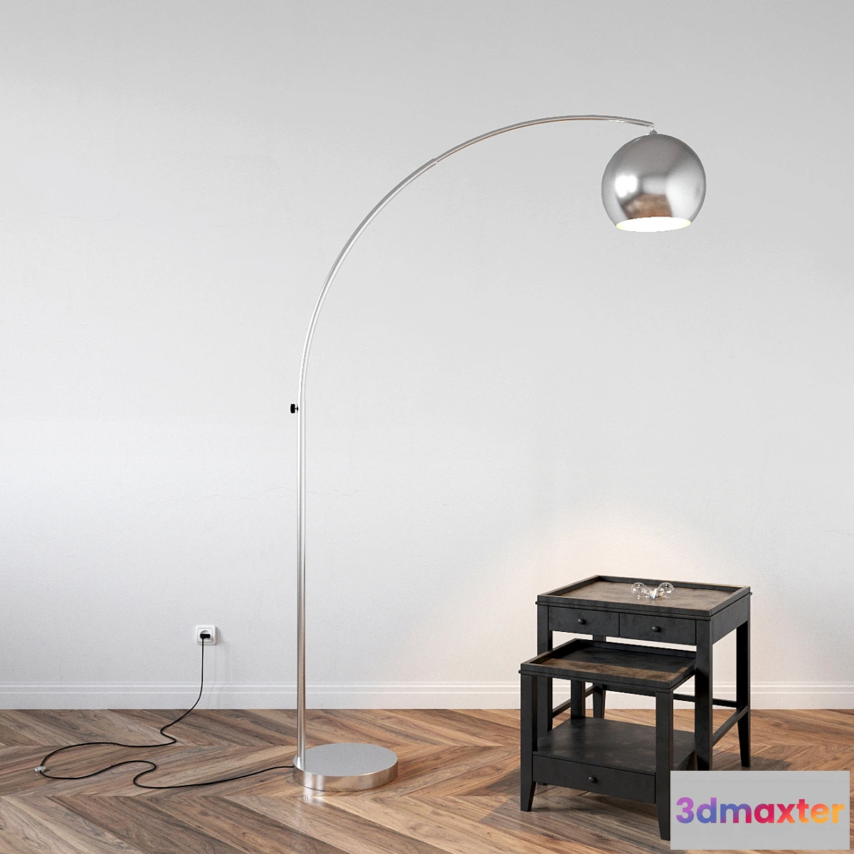 672927 - Lamp Lussole and Side Table Bleeker