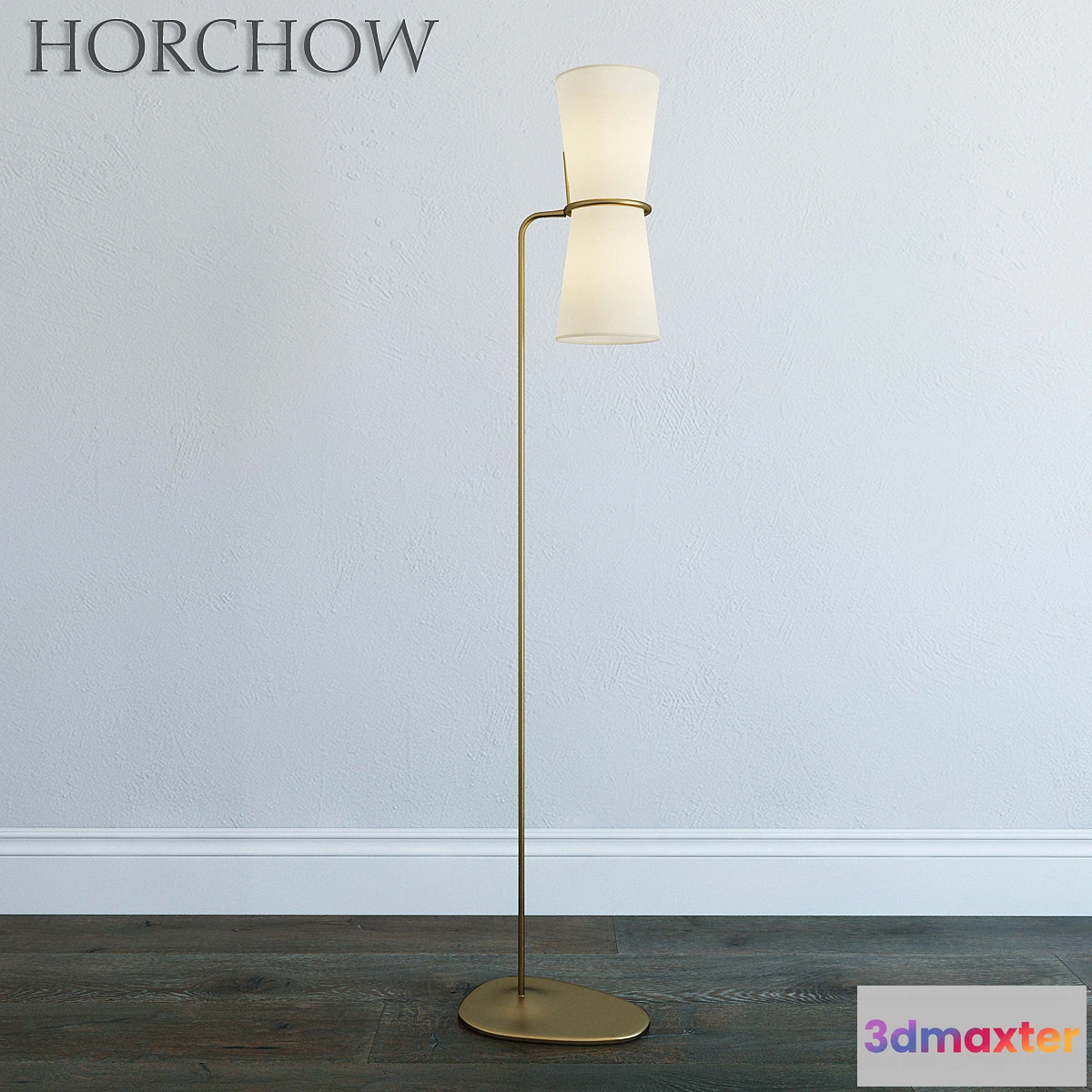 672935 - Aerin clarkson brass floor lamp