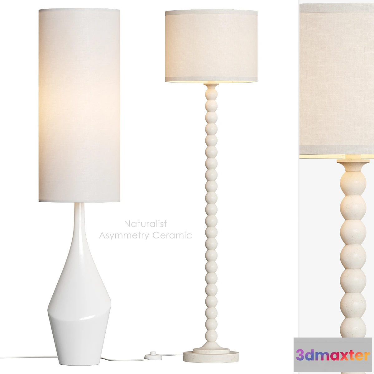 683196 - Naturalist Asymmetry Ceramic Floor Lamp West Elm