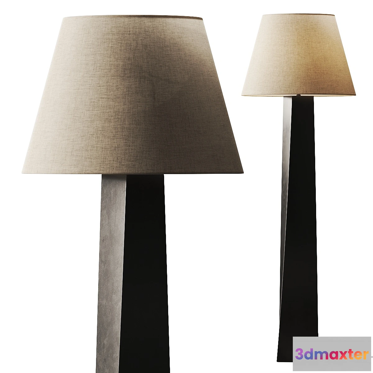 707892 - CB2 Beke Bronze Floor Lamp