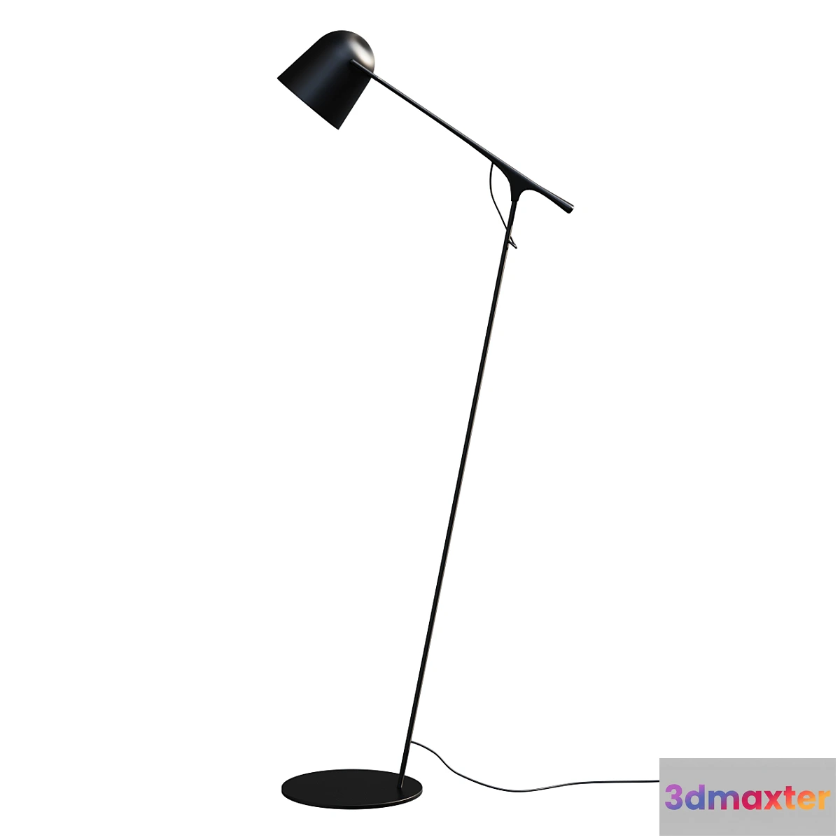 707948 - Floor lamp Minimal Black Iron Floor Lamp