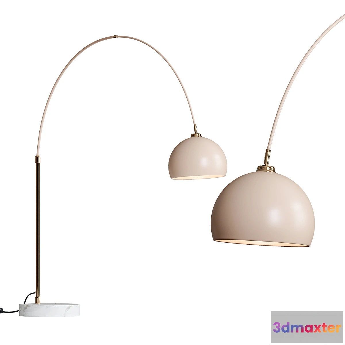 707970 - Bow Large Arc Overreach Floor Lamp