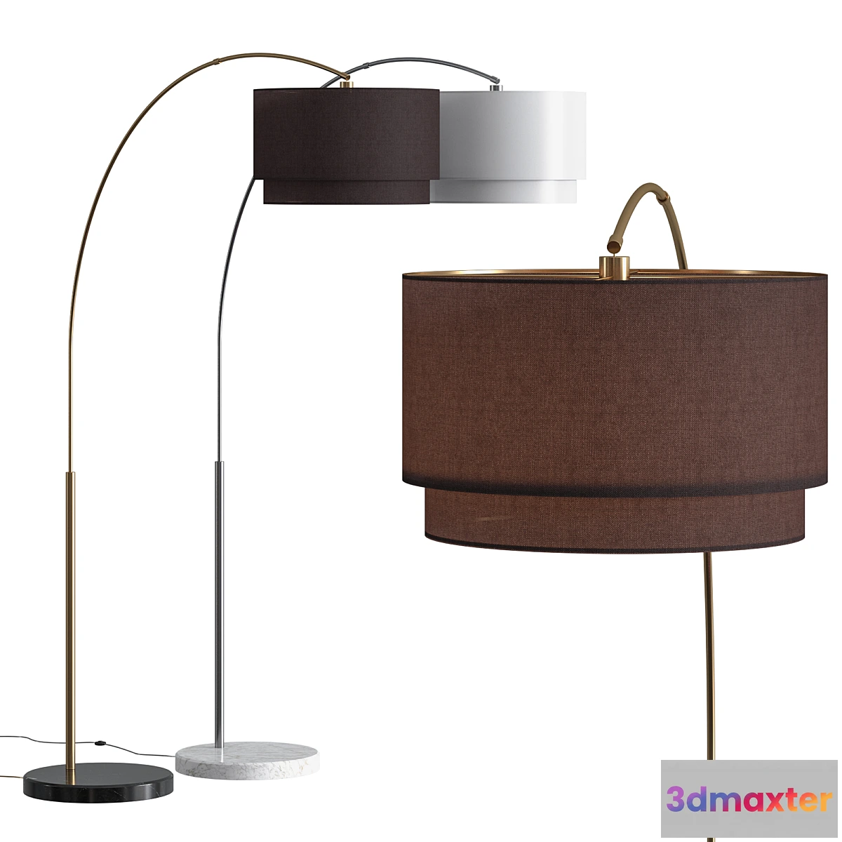 730262 - Crate and Barrel Meryl Arc Floor Lamp - No.2