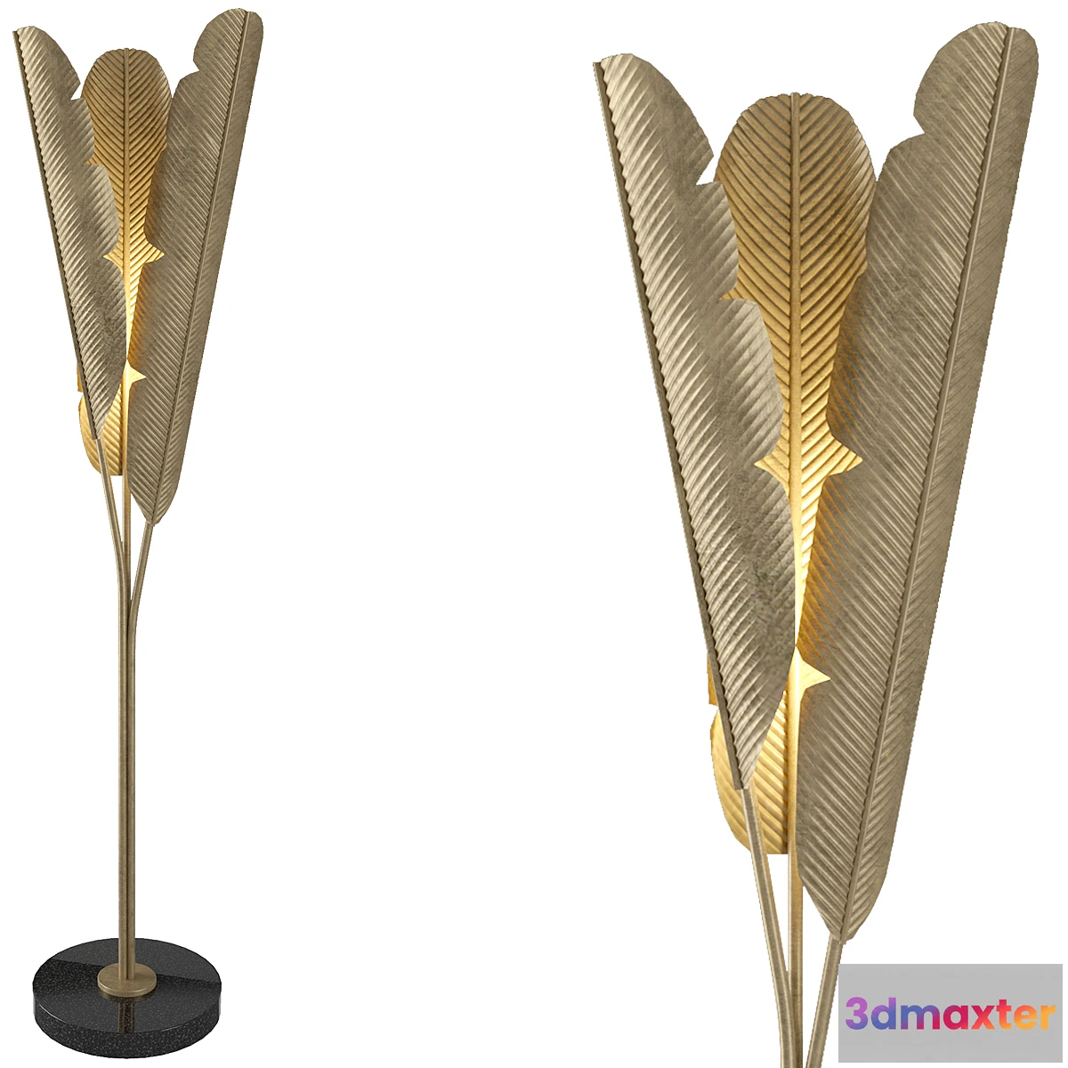 772023 - Eichholtz - Plantain Floor Lamp