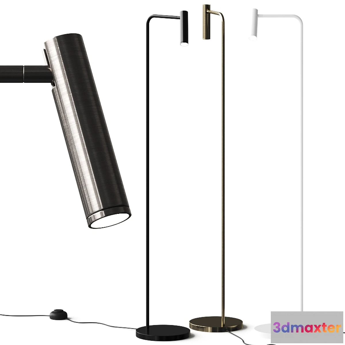 786008 - Astro Lighting Enna Floor Lamps by Matt Nickel