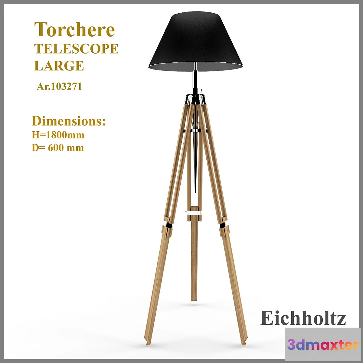 801598 - Torchere EICHHOLTZ TELESCOPE LARGE