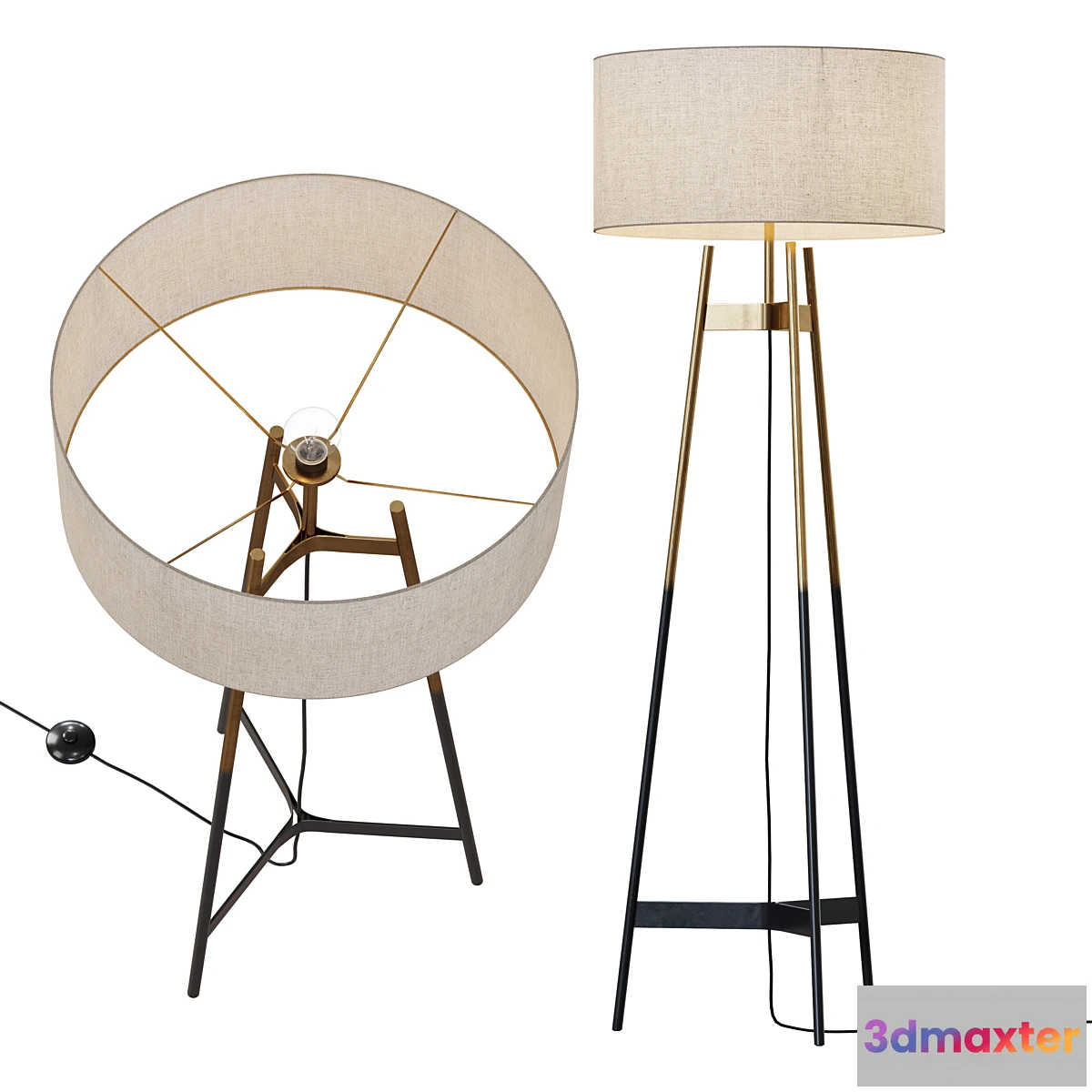 838974 - CB2 _ BRACE OMBRE FLOOR LAMP - No.3