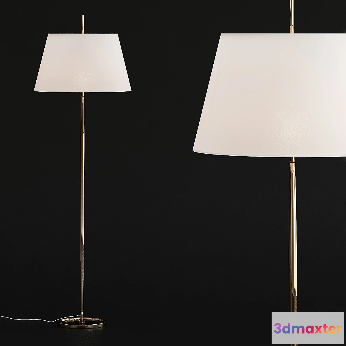 839194 - Malin Floor Lamp - Arteriors - No.3