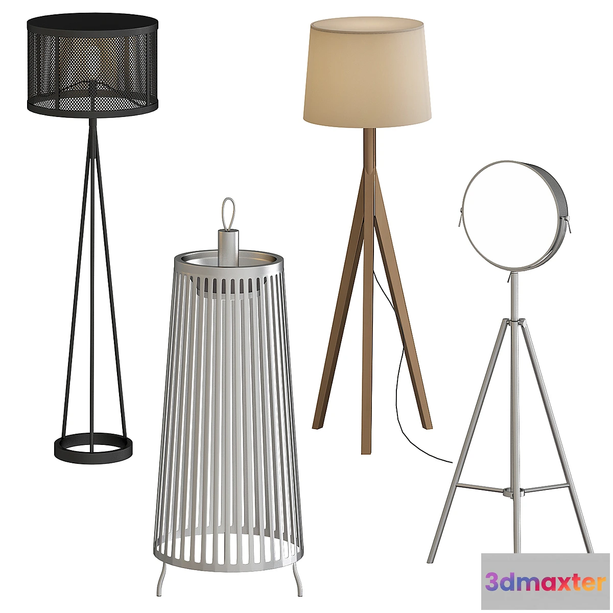 839202 - Tripod Floor Lamps - No.4