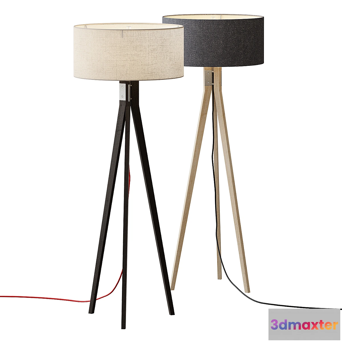 839250 - Folk Tripod Floor Lamp - No.3