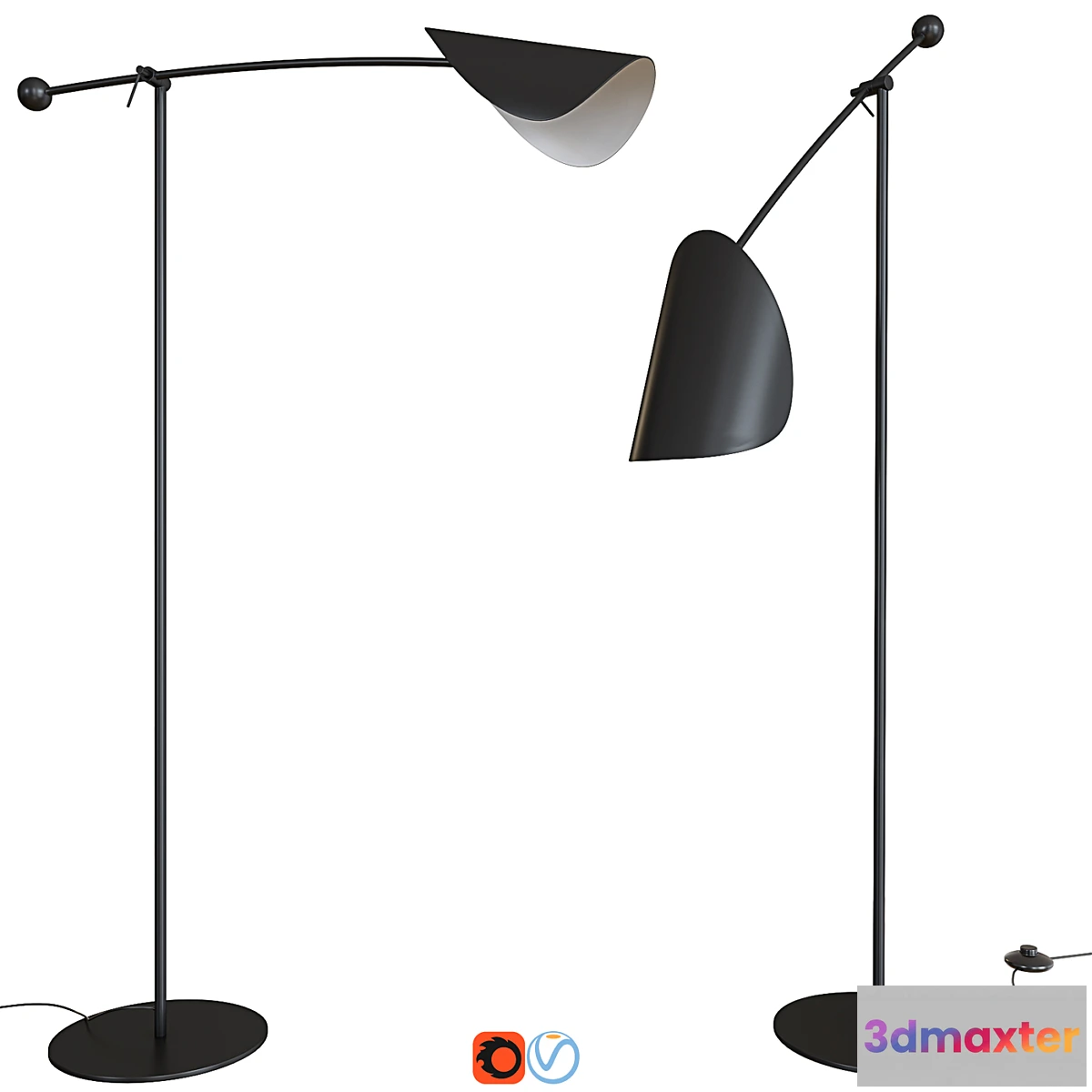 859395 - Funambule Adjustable Reading Floor Lamp - No.4
