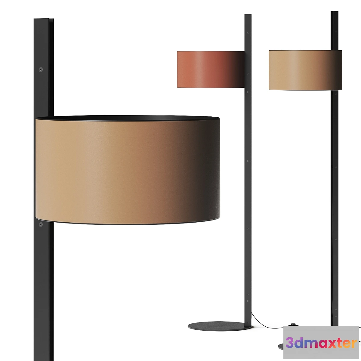 890212 - Oluce Parallel 396 Floor Lamp - No.2
