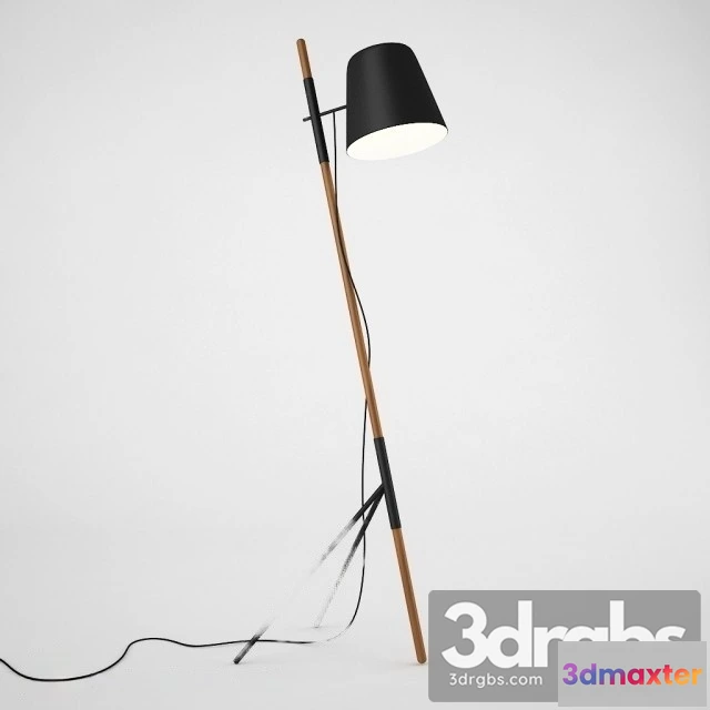 982492 - Artdelight Sleek Floor Lamp
