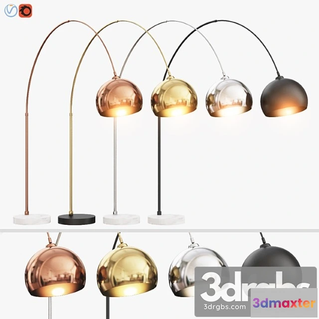 982610 - Bow large floor lamp made