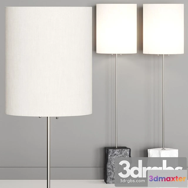 982668 - Cb2 Raw Marble Floor Lamp