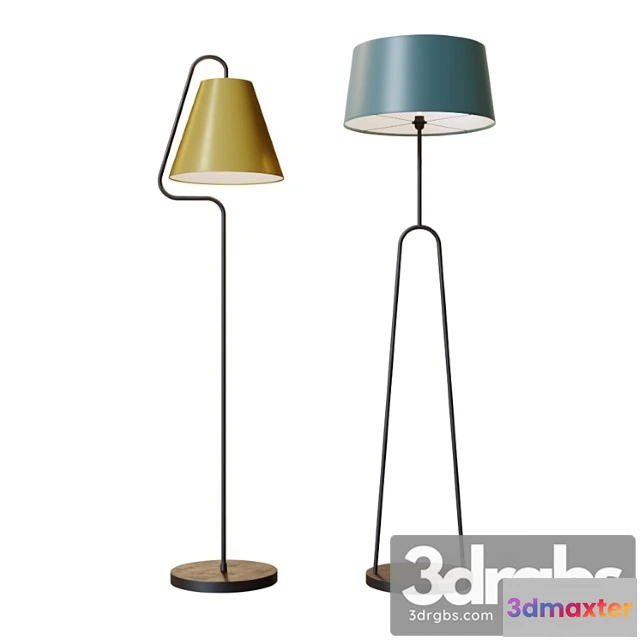 982708 - Coupole & alfa floor lamp