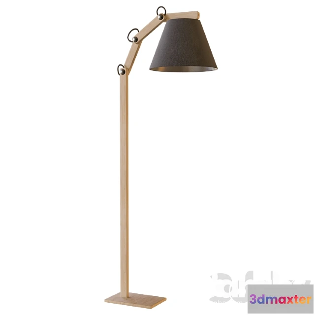 982860 - Floor lamp 22719 joga black alfa