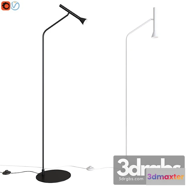 982866 - Floor Lamp Aromas Lib P1274 Mat Black