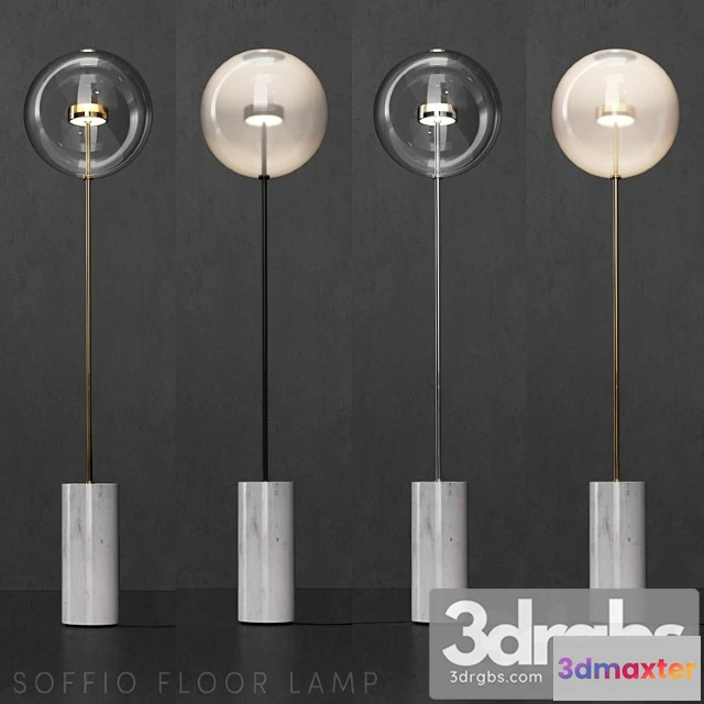 982922 - Floor lamp g & c bolle soffio (short)
