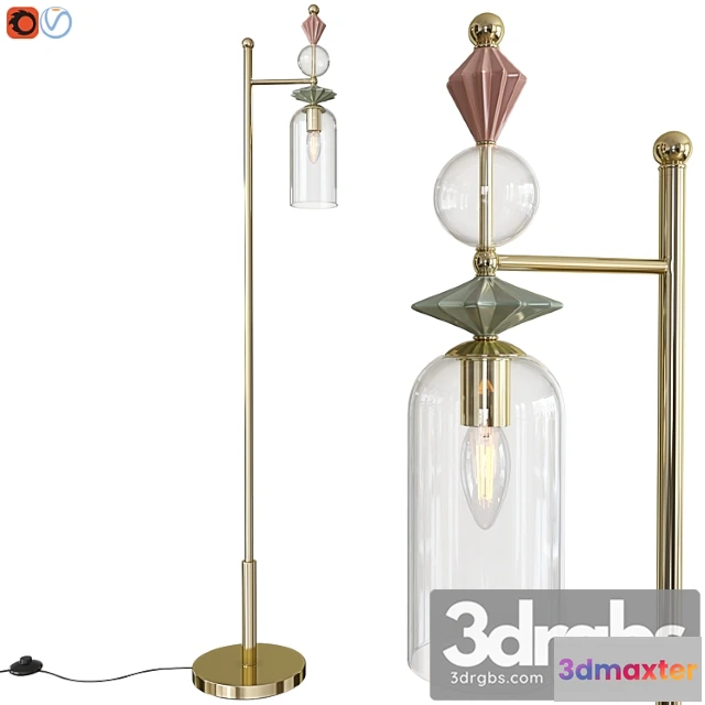 982996 - Floor Lamp Odeon Light 4855 1f Bizet