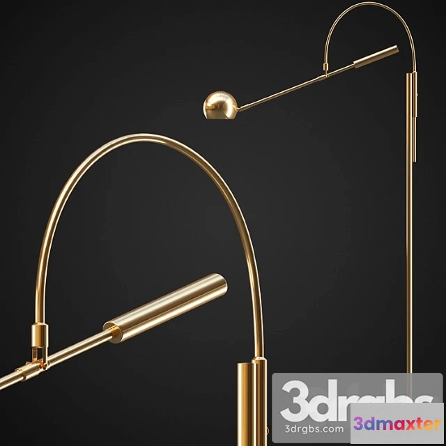 983008 - Floor lamp restoration hardware orbiter ii