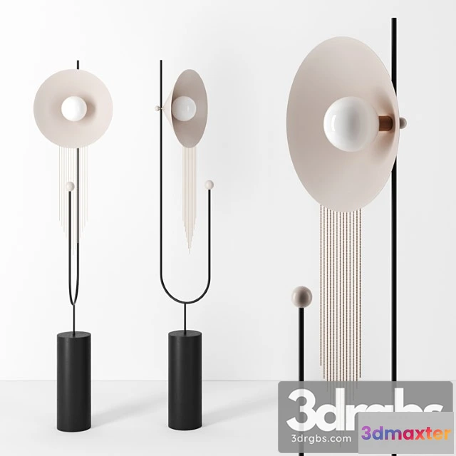 983024 - Floor Lamp With Hair by Adir Yakobi