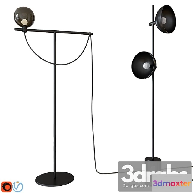 983130 - Handvärk studio floor lamp globe floor lamp