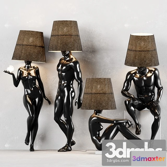 983152 - Hommer Human Lampshade Floor Lamp