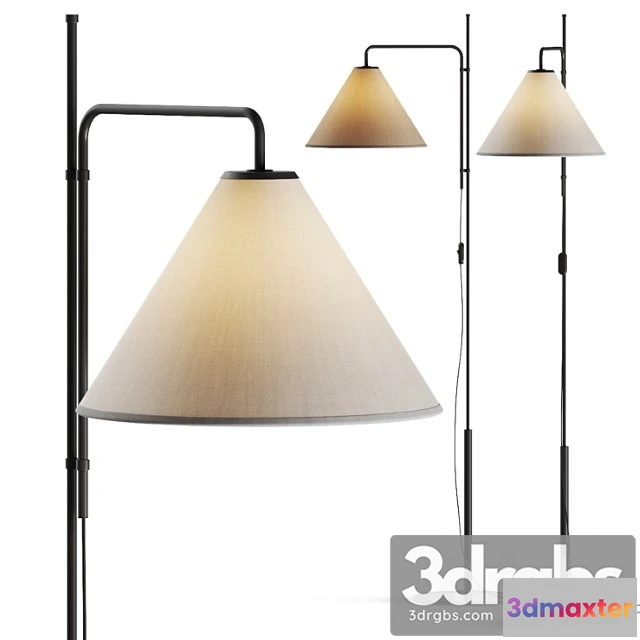 983366 - Marset Funiculi Fabric Floor Lamp