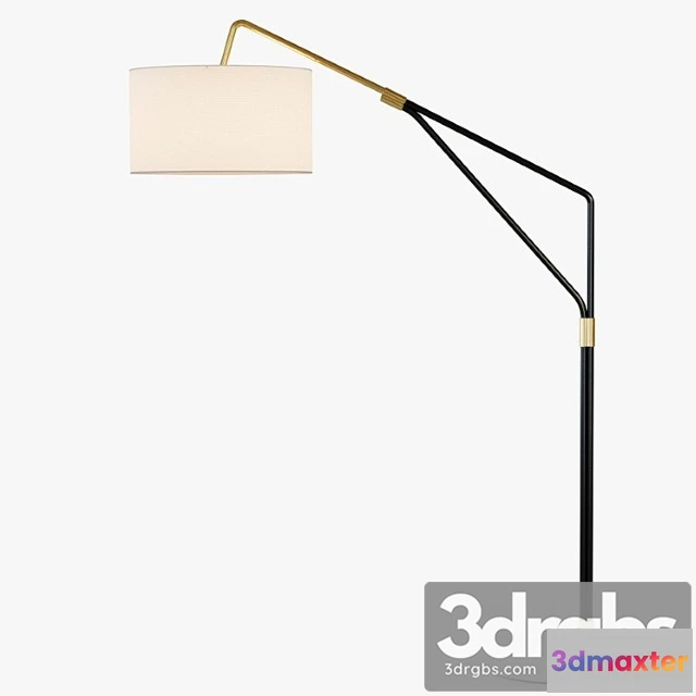 983406 - Mid-century overarching floor lamp
