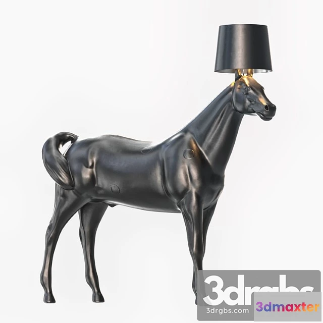 983430 - Moooi horse lamp lowpoly + pbr