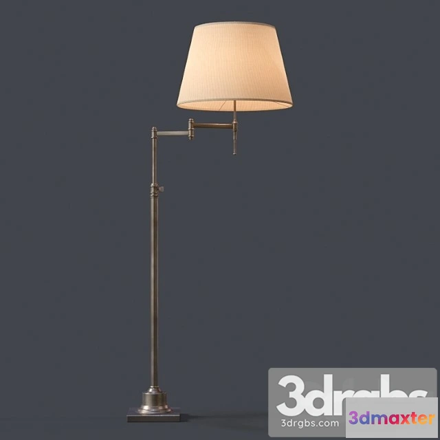 983622 - Restoration Hardware Library Swing Arm Floor Lamp