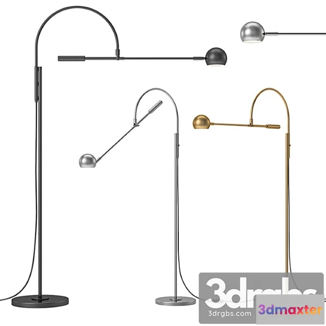 983632 - Rh - orbiter ii task floor lamp