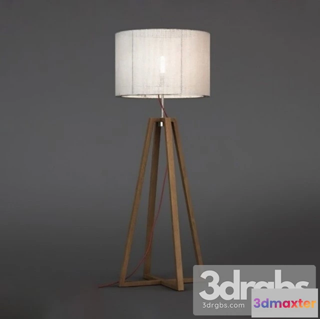 983666 - Royal Botania Teak Floor Lamp