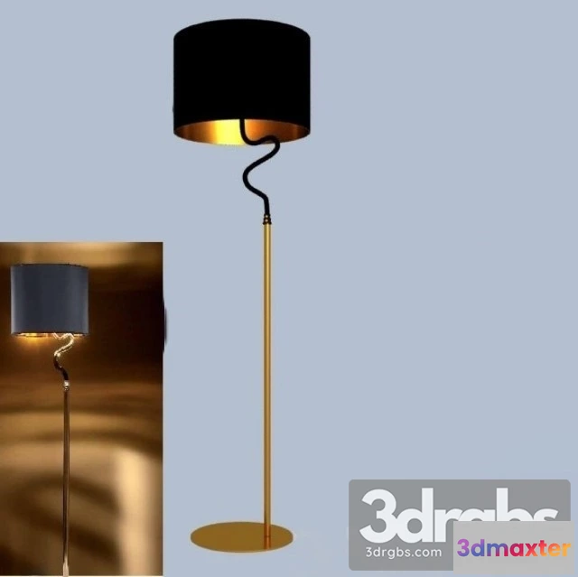 983802 - Trio Stehleuchte Schwarz Matt