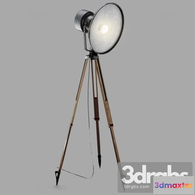 983808 - Tripod Spotlight Floor Lamp
