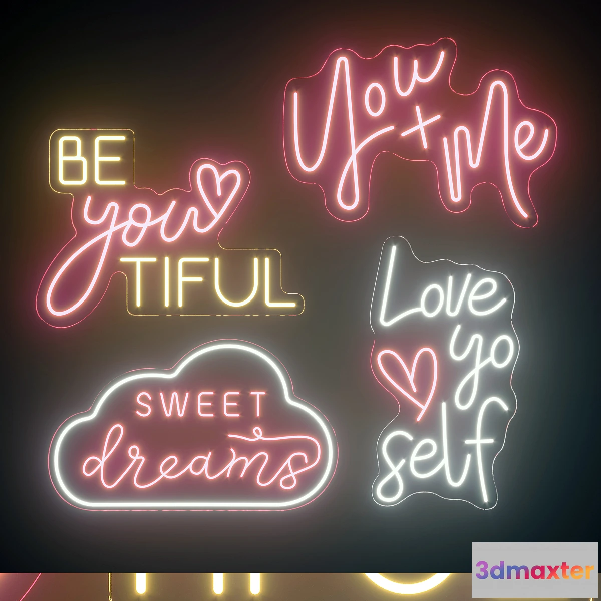 1325266 - Light modules Set 252 Neon - No.2 3D Max