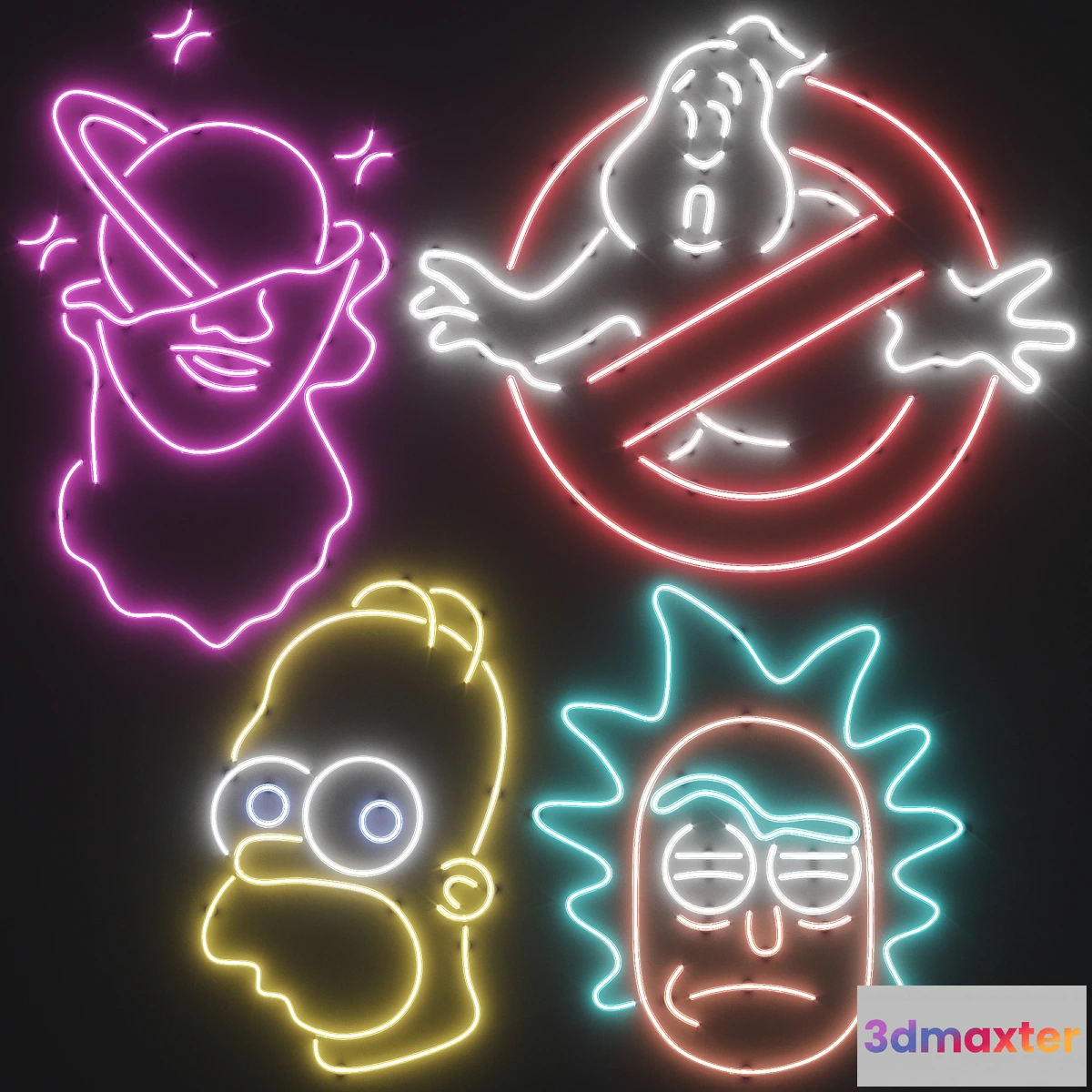 1346437 - Neon Set 17 3D Max