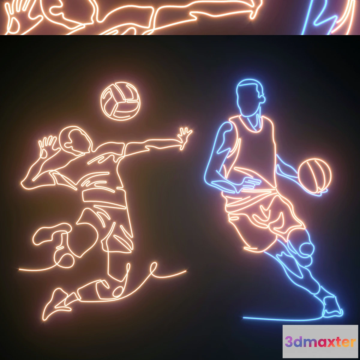 1349951 - Light modules Set 176 Neon 3D Max