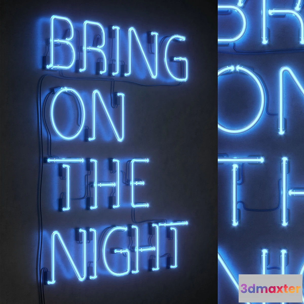 1396728 - Light modules. Set 41. Neon 3D Max