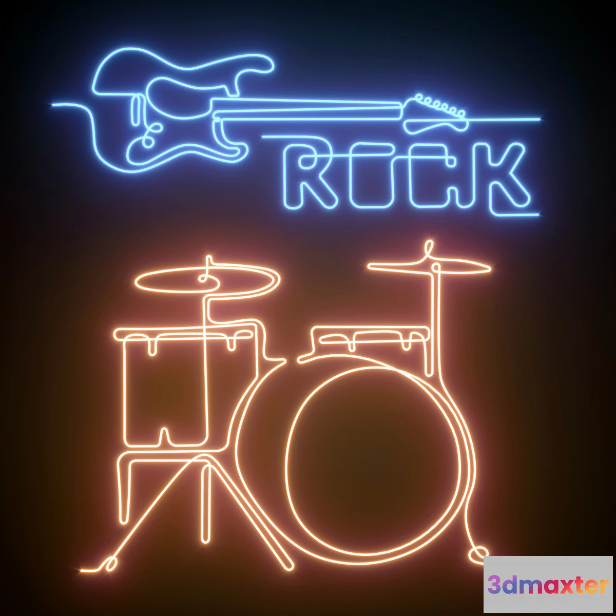 1416594 - Light modules Set 181 Neon 3D Max