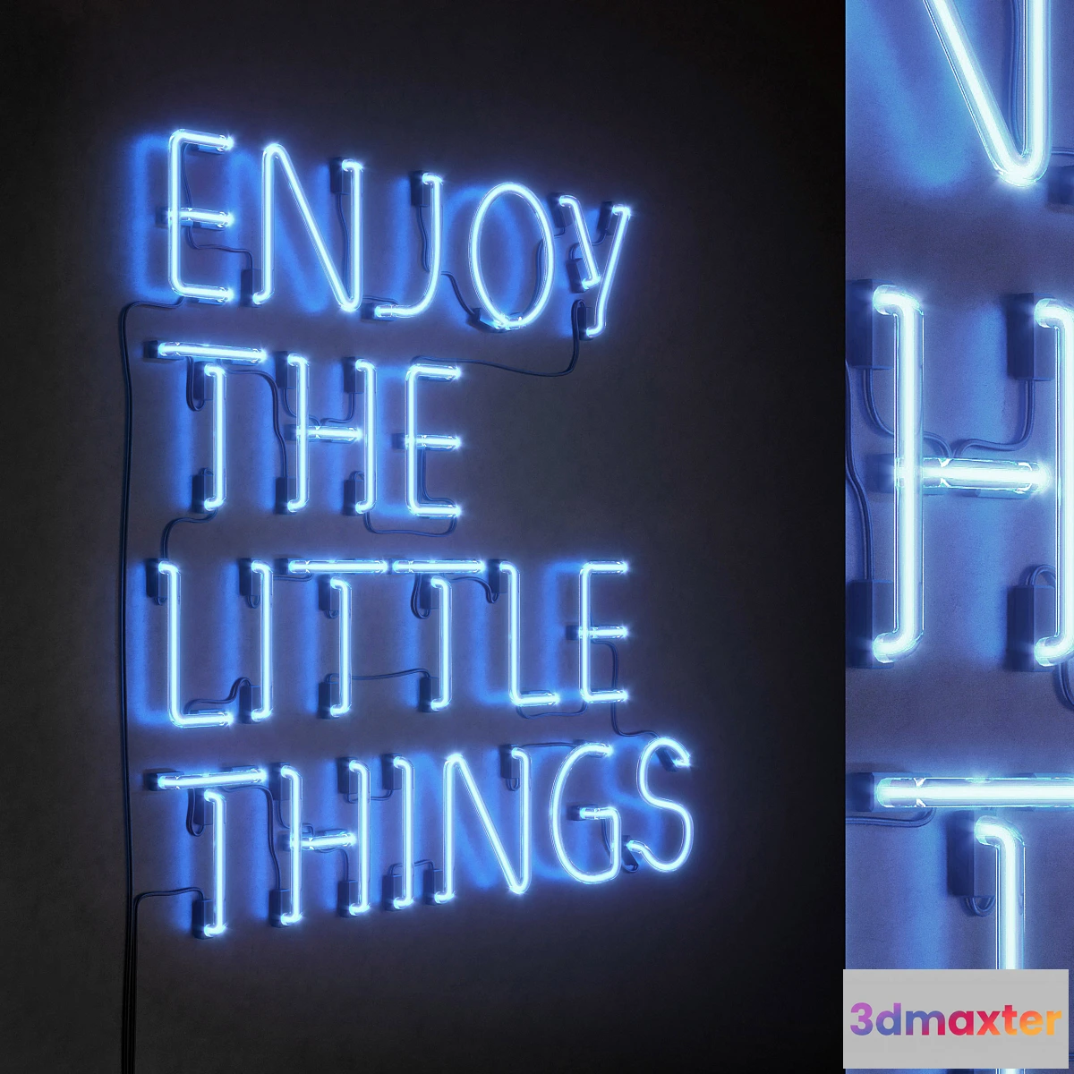 1417898 - Light modules Set 77 Neon 3D Max