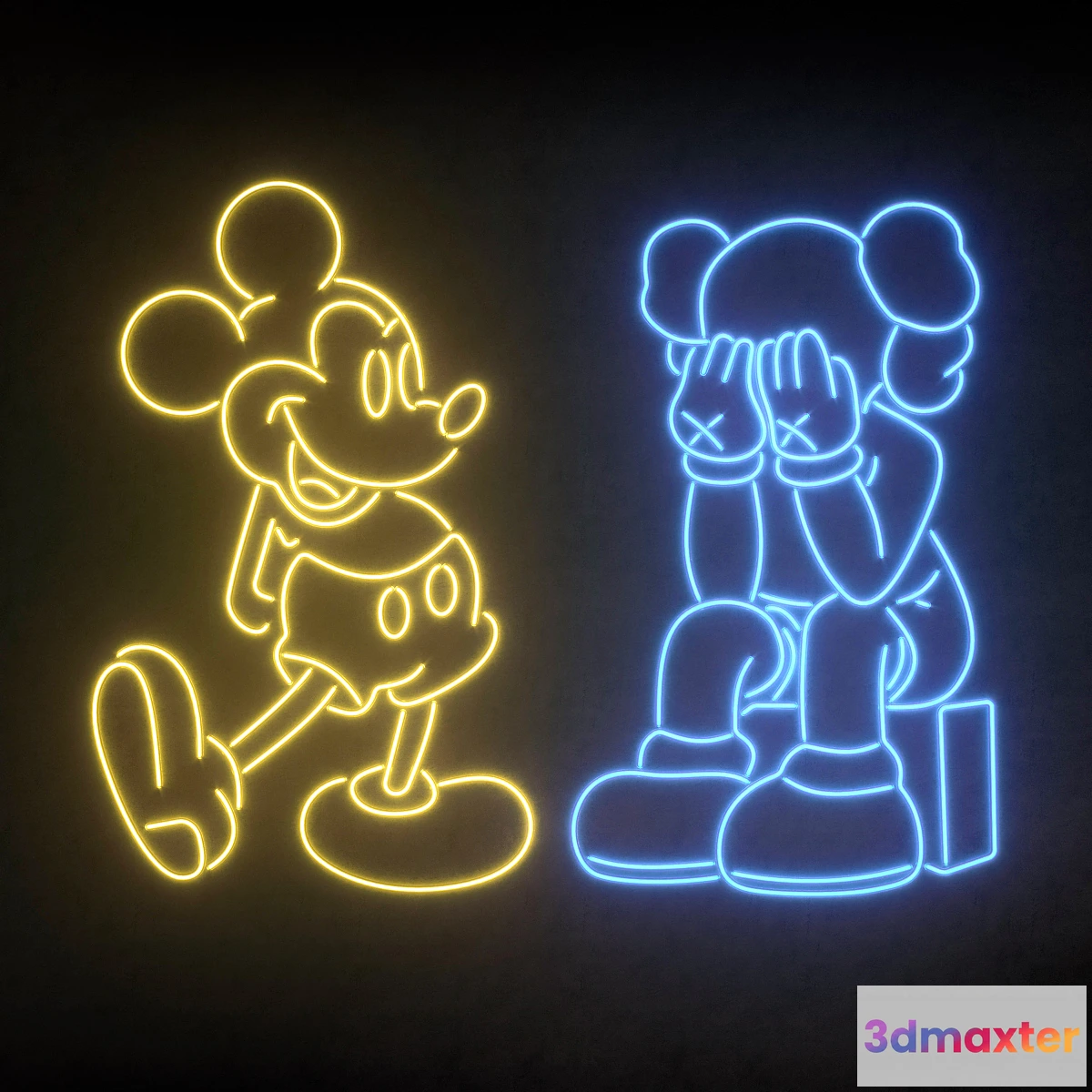 1423248 - Light modules Set 145 Neon 3D Max