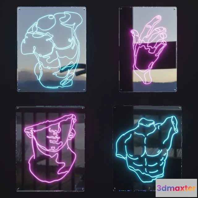 1539343 - Neon Set 38 3D Max