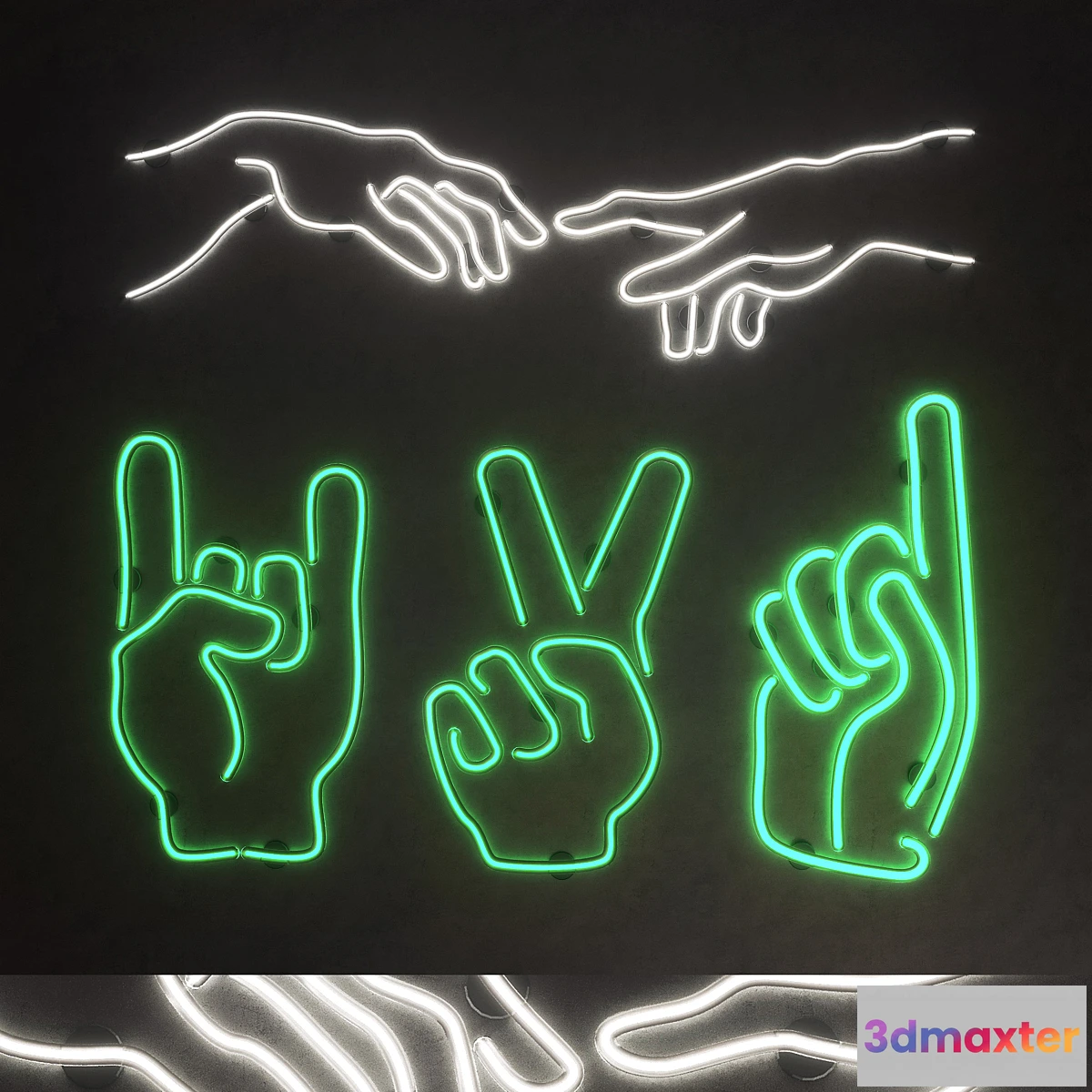 549983 - Light modules. Set 37. Neon